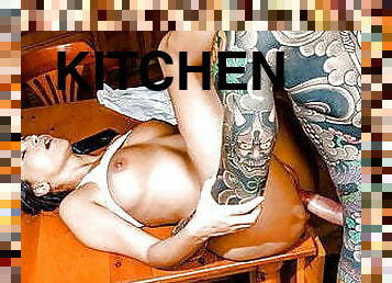 JoyBear - Epic Kitchen Sex For Juan Lucho and B. Nicols