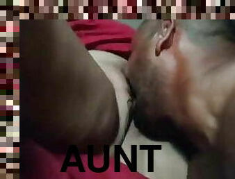 Uncle playing with aunty pussy