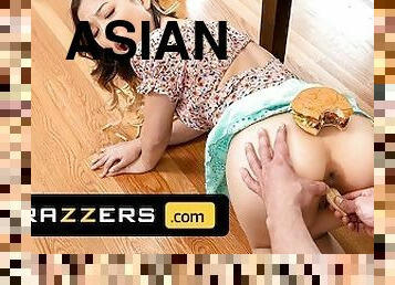 Brazzers - Horny & Hungry Lulu Chu Doesn't Want Just Any Piece Of Meat But Van Wylde's Huge Dick