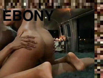Ebony Babes Ana Foxxx And Lotus Lain Fucked In Threesome