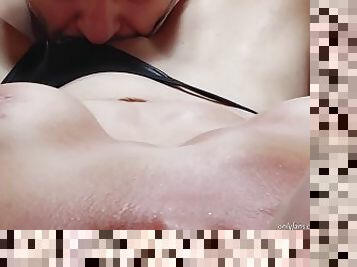 REAL ROMANTIC CLOSEUP Passionate NIPPLE Licking BOOB Sucking- SENSUAL Pussy Licking CUNNILINGUS FPOV