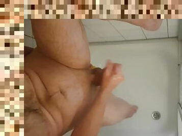 Wife's BFF forgot anal dildo toy after morning shower and cheating cuckold husband gets dirty