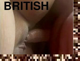 British Amateur BBW Wife Cuckold Dirty Talk & Creampie