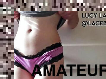 Pornstar Lucy LaRue Shows Off 2 Panties