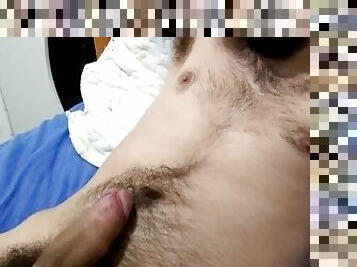 super hairy dude, nipples armpit hairy ass and chest!! hole body