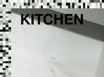 Piss into kitchen drawers