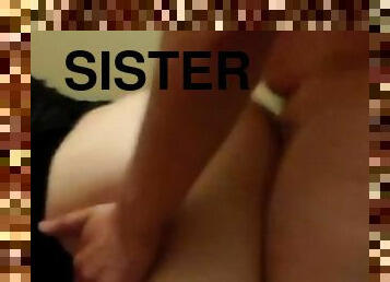 BBW Sister’s ASS jiggles as step bro fucks her asshole