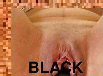 Latina rides black dildo, pussy creams until orgas. Teaser