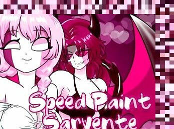 Speed Paint - Sarvente en traje de baño