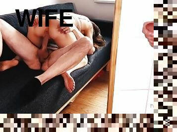 Hot Wife Can't Resist To Cheat Again - Husband Caught Us (TEASER)