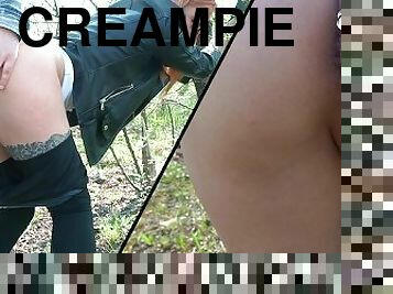 Passer offered to suck cock in the park with creampie