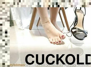 Preview - The best foot cuckold POV