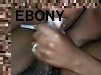 YESSS cum on my face and my tongue I love it (sexy  ebony such dick and twerk)