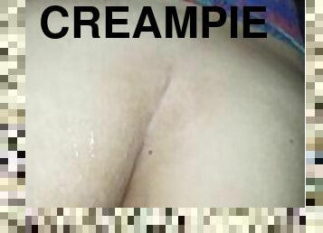 PUSSY CREAMPIE CUM ON ASS. LE COJO LA CONCHA Y LE TIRO LA LECHE EN EL CULO