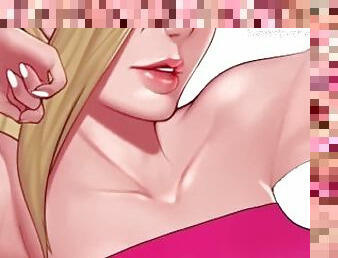 Ino futanari showing her big boobs and dick - Naruto Hentai - No clothes P1