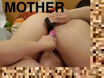 Facesitting with a Toy in Her Ass and Pussy until She Cums!
