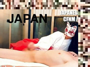 She'll take her time teasing him. / Japanese Femdom CFNM Amateur Cosplay