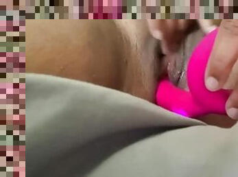 HUGE SQUIRT using my pink vibrator
