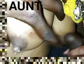 Desi aunty fucked in milk boobs with fun