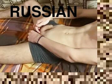 Russian boy jerks off on camera PART 1