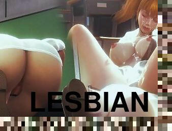 [NAGATORO] Yoshi and Gamo's lesbian play (3D PORN 60 FPS)