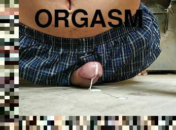 Hot Guy Humping and Cum Hands Free - Loud Moaning & Orgasm - 4K-CumBlush