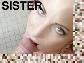 Step sister suck and fuck