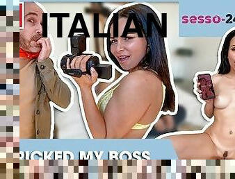REAL FOOTAGE: Italian slut wants to be PROMOTED: JESSY JEY (ITALY) - SESSO-24ORE