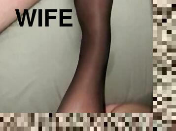 Wife’s footjob theropy