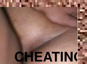 Cheating on boyfriend begging for creampie
