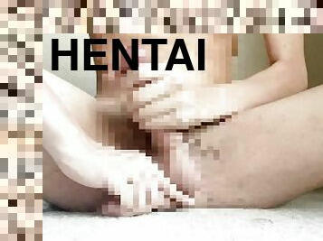asiatiche, masturbarsi, giapponesi, masturbazione, manga, solitari