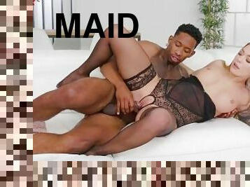 Private com - Hot Maid Misha Maver In Hardcore Interracial!