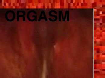 Creamy clit orgasm