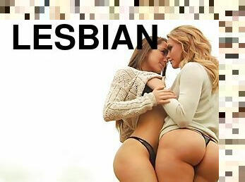 Gorgeous lesbians Remy Lacroix and Mia Malkova go down on each other