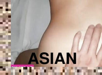 Asian College girl Gets Her First Anal Creampie
