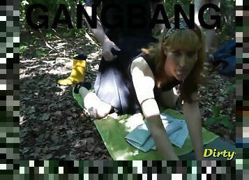 Miss Melissa In Gangbanged By Strangers At The Lake In August 2017