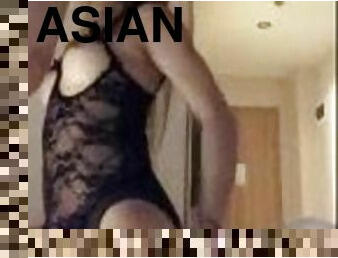 asiático, anal, adolescente, travesti, zorra-slut, cabalgando, oral, puta, flexible