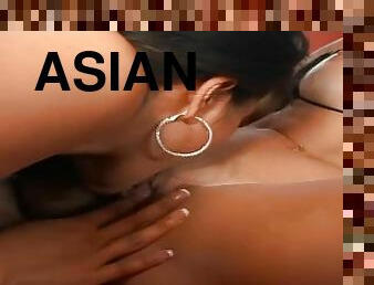Slim Asian And Her Lesbian Friend Gets Fucked By Mexican Guy