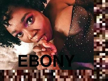Ebony GF Sucks and Fucks her Photographer