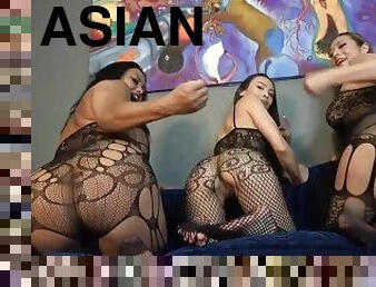 ASIAN GODDESSES JOI - BODYSTOCKING CUM COUNTDOWN - Maxine X - Natasha Ty - Nyssa Nevers