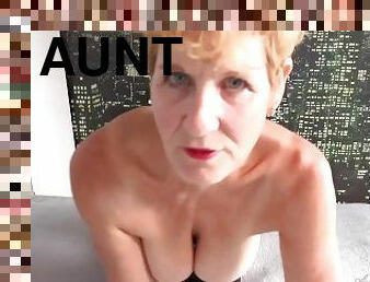 Aunt Judy's XXX - Your 57yo Big Tit Landlady Ms. Molly Catches you Jacking Off & Decides to Help Out