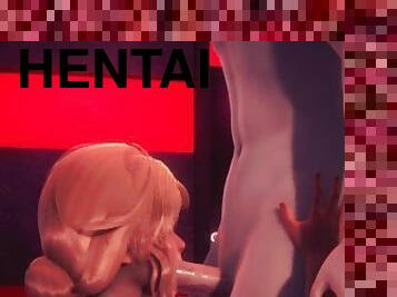 Hentai 3D Uncensored - Elen Blowjob and Anal Dildo
