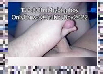 Fuck a chubby young guy and cum on his cock