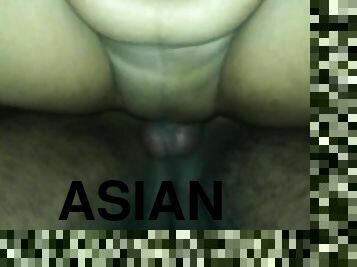 Asian Girl Riding Big Cock