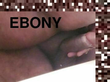 onani, ebony, lubben, runking, cum, pikk