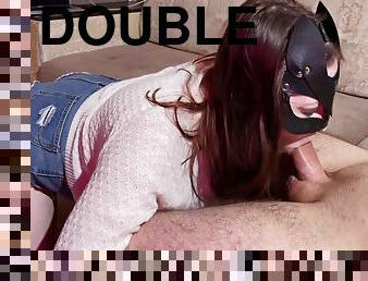 My First Porn Video. Shy Girl Sucks A Big Dick