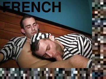 two french twinks fucking in jail in uniform