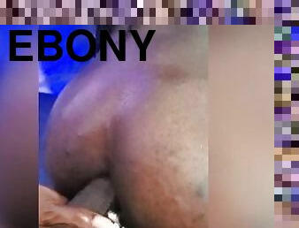 Sexy Ebony tranny Gets Cream pied by 10" BBC
