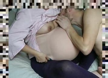 Cheating Pregnant Wife tells husband story about sex with another man (Tit Sucking)