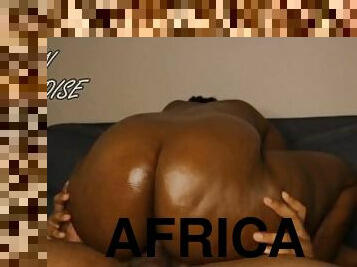African Pearadise  Huge African Ass Rides BBC